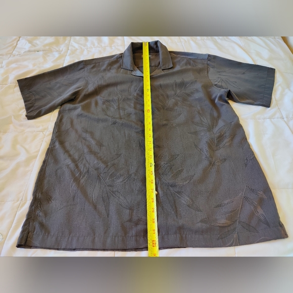 NWOT Men's Van Heusen Dark Gray Button Down Dress Shirt 🔘 (Large) 16-16.5 🖤🩶 - Picture 10 of 16